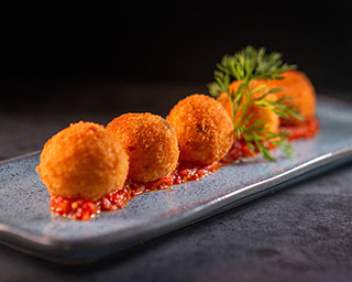 Prato assinado pelo chef